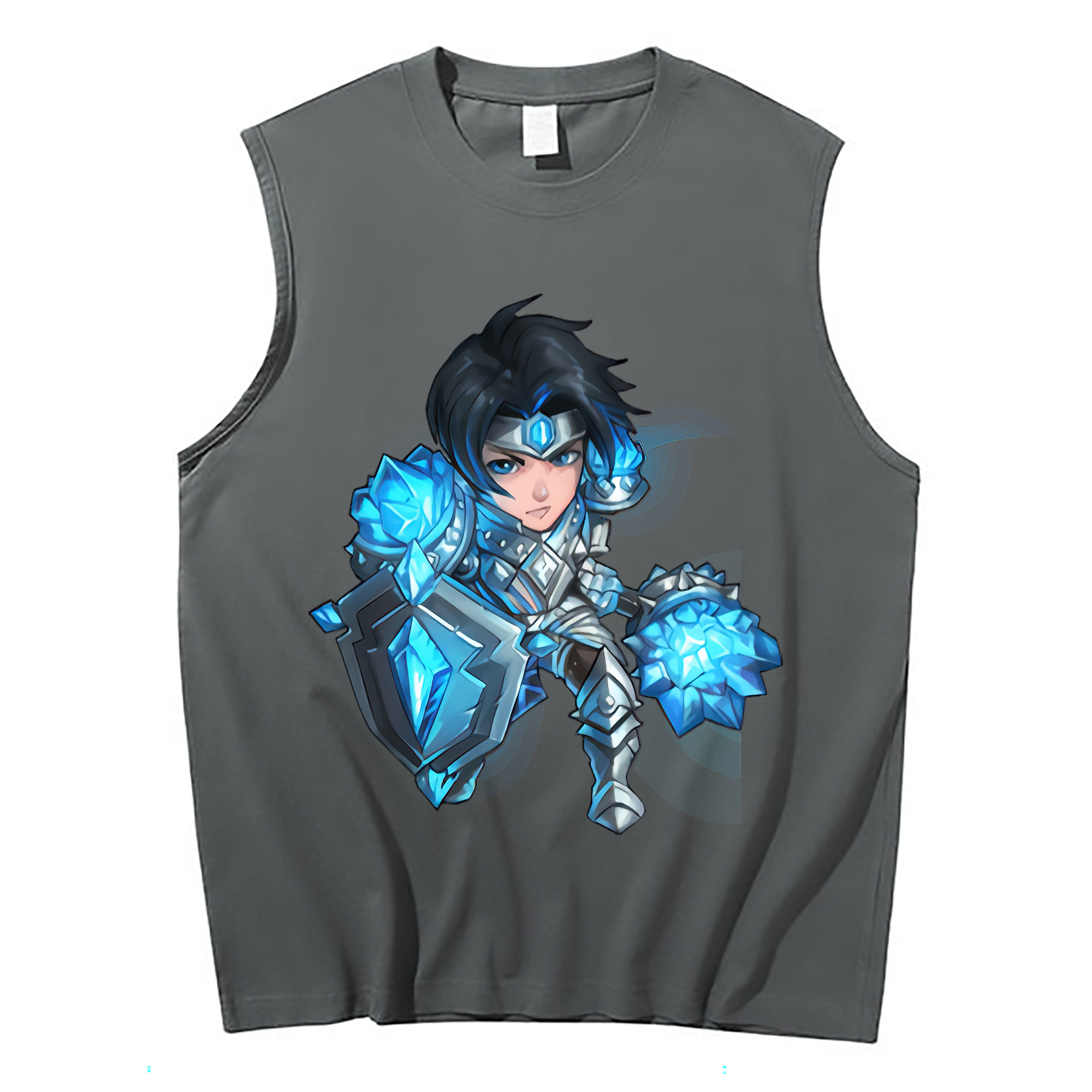 （画像用） リーグ・オブ・レジェンド League of Legends LOL コットン100％タンクトップ（フロントプリント）